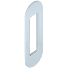 NAKŁADKA NA ZACZEP DO ZAMKA SPINOFF PREMIUM, LAKIEROWANA NA BIAŁO