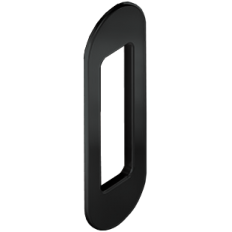 NAKŁADKA NA ZACZEP DO ZAMKA SPINOFF PREMIUM, LAKIEROWANA NA CZARNO