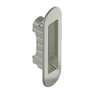 NAKŁADKA NA ZACZEP DO ZAMKA SPINOFF [OŚCIEŻNICA ALUMINIOWA], NIKLOWANA MATOWA