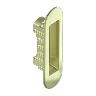 NAKŁADKA NA ZACZEP DO ZAMKA SPINOFF [OŚCIEŻNICA ALUMINIOWA], W KOLORZE MOSIĄDZU LAKIEROWANEGO