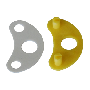 PODKŁADKI DYSTANSOWE INVISACTA 230/235 (12 szt. x 0,5mm + 12 szt. x 1mm), ŻÓŁTE