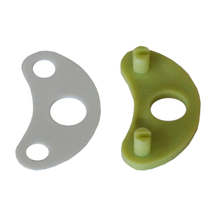 PODKŁADKI DYSTANSOWE INVISACTA 230/235 (12 szt. x 0,5mm + 12 szt. x 2mm), ZIELONE