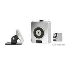 TRZYMACZ DRZWIOWY 55kg, NAŚCIENNY, 24VDC, SREBRNY