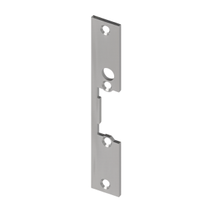 BLACHA CZOŁOWA DO ELEKTROZACZEPU 62, 25x160mm, STAL NIERDZEWNA