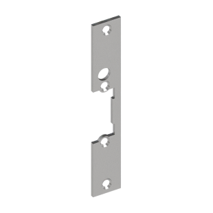 BLACHA CZOŁOWA DO ELEKTROZACZEPU 62, 25x160mm, STAL NIERDZEWNA, PRAWA