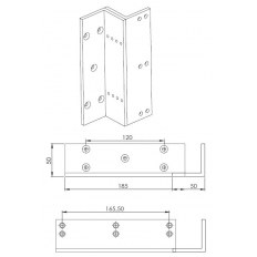 ZESTAW MONTAŻOWY Z DO ZWORY ELEKTROMAGNETYCZNEJ M33