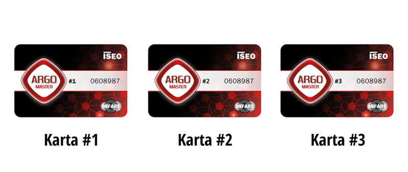 Karty programujące ISEO Argo