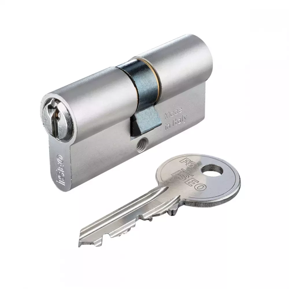 Wkładka bębenkowa dwustronna F5 - niklowana matowa